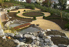 »Beispiel für Gartenprojekte vorher-nachher«